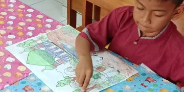 2 Santri TPA Darul Ulum mengikuti lomba FASI XII (Festival Anak Sholeh Indonesia) tingkat Provinsi Kalimantan Tengah