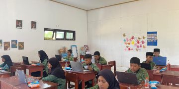 MI Izharul Ulum Laksanakan ANBK :Kepala Madrasah Apresiasi Semangat Siswa